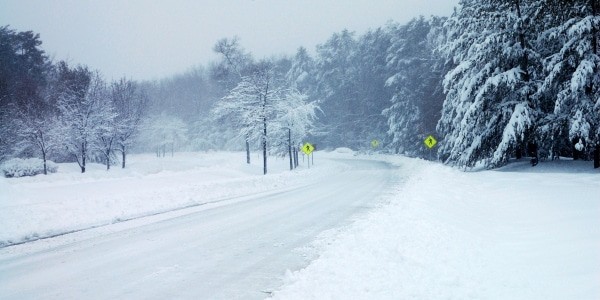 Snowy Driving