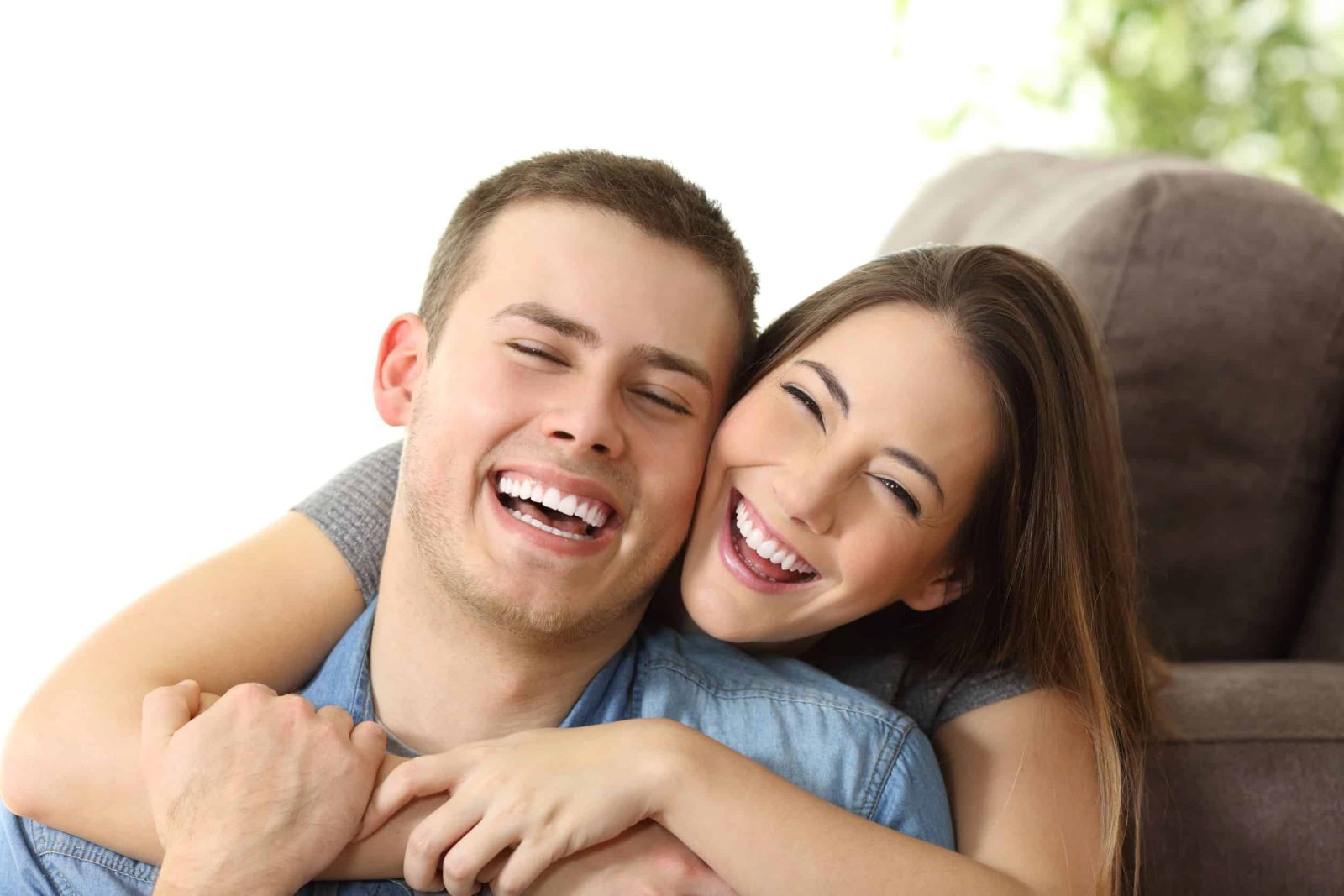 Happy young couple