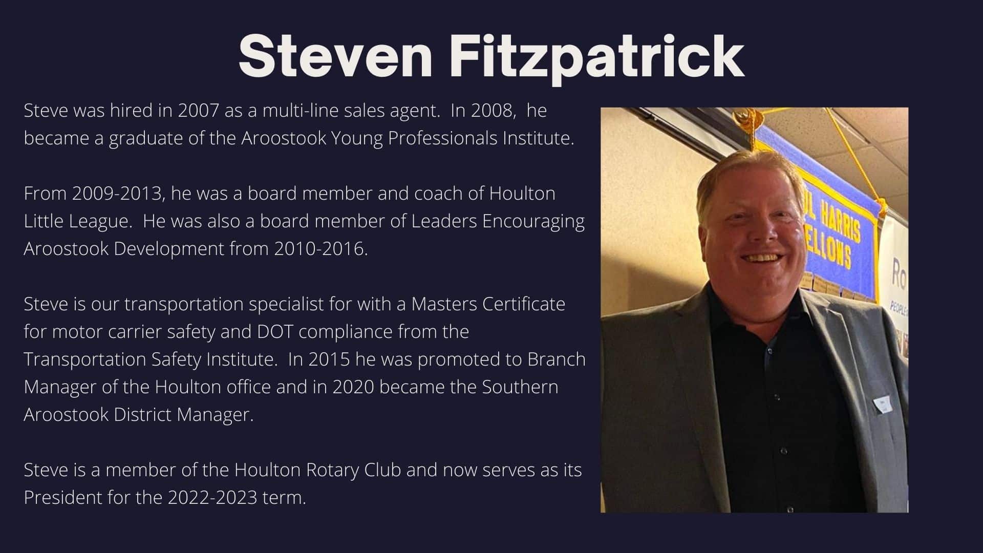 Steve Fitzpatrick 15 years