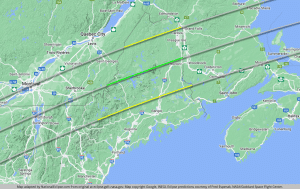 Map Maine Eclipse 2024
