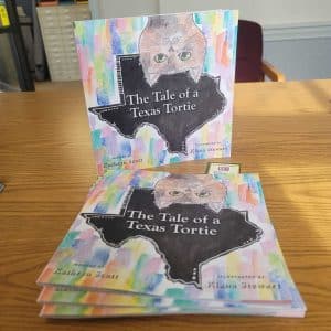 The book "Tale of a Texas Tortie" by Kathryn Scott
